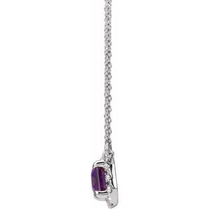 French-Set Halo-Style Necklace or Center