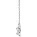 French-Set Halo-Style Necklace or Center