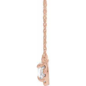 French-Set Halo-Style Necklace or Center