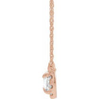 French-Set Halo-Style Necklace or Center