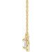 French-Set Halo-Style Necklace or Center