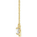 French-Set Halo-Style Necklace or Center