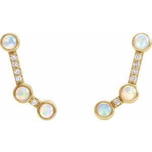 Scattered Cabochon Ear Climbers