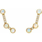 Scattered Cabochon Ear Climbers