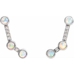 Scattered Cabochon Ear Climbers