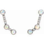 Scattered Cabochon Ear Climbers