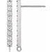 Accented Bar Earring Top