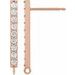 Accented Bar Earring Top