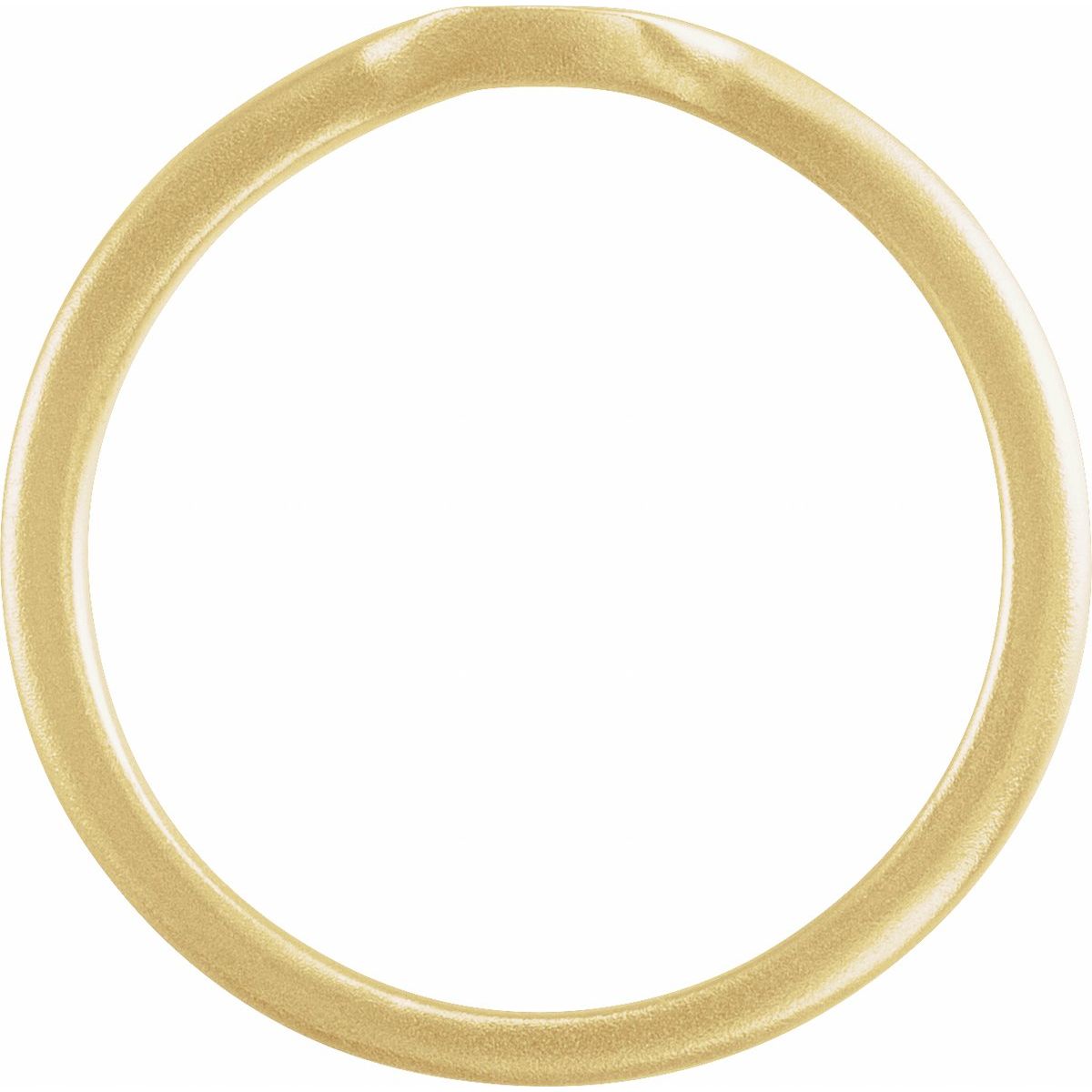 Bezel-Set Solitaire Engagement Ring or Band