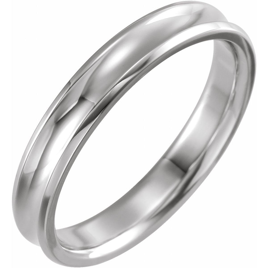 Beveled-Edge Concave Band