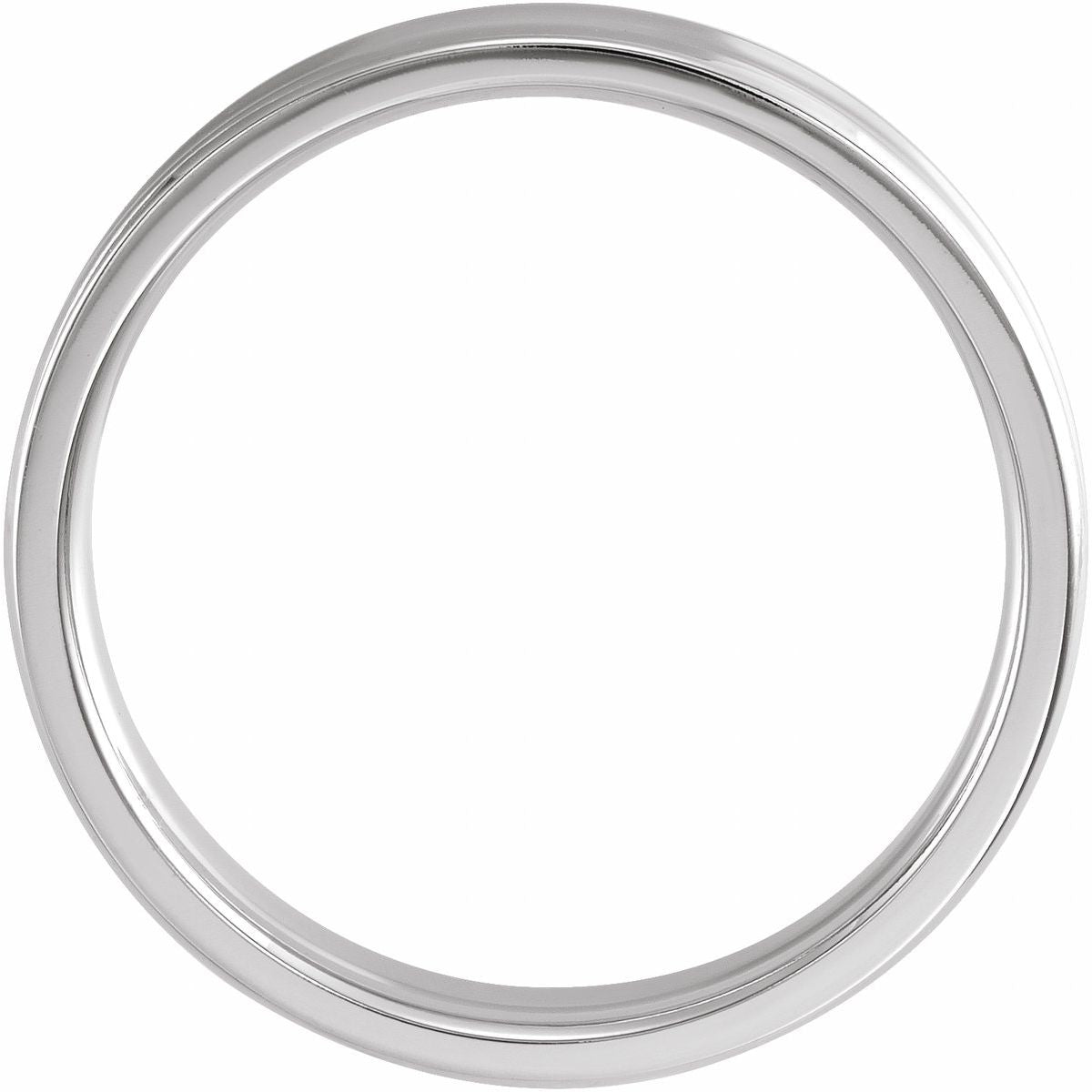 Beveled-Edge Concave Band