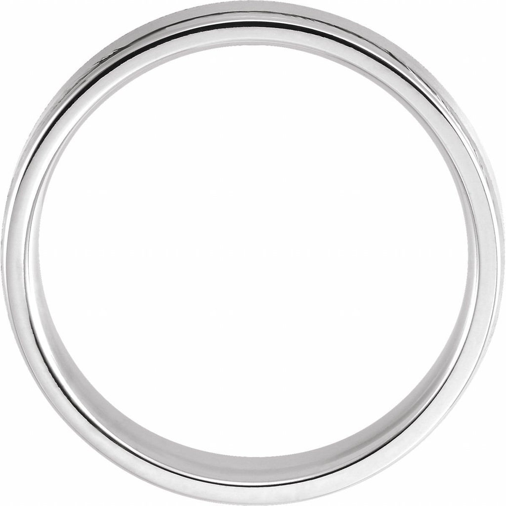 Grooved Comfort-Fit Flat Band
