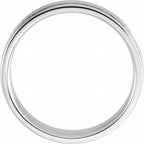 Grooved Comfort-Fit Flat Band