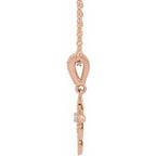Vintage-Inspired Cross Necklace or Pendant