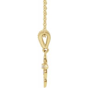 Vintage-Inspired Cross Necklace or Pendant