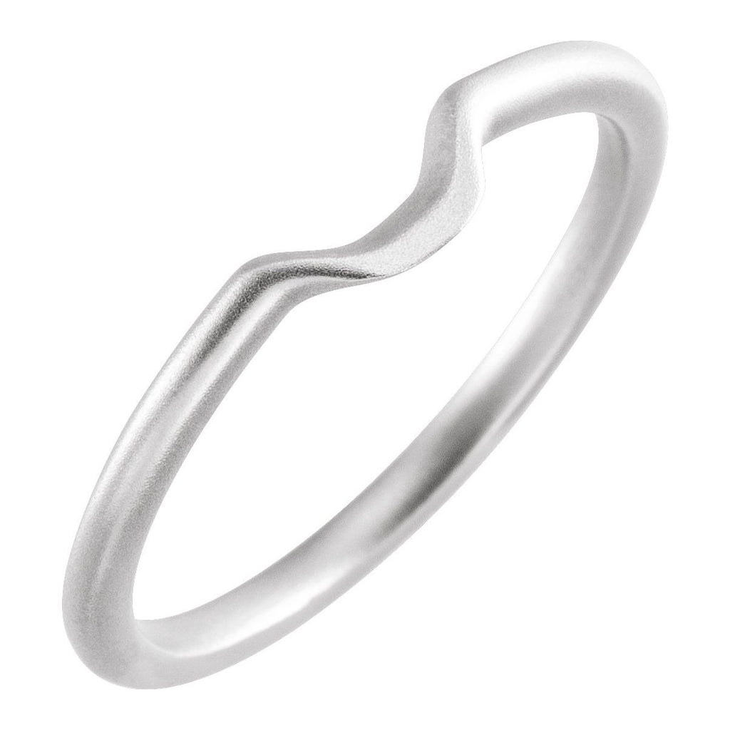 Bezel-Set Solitaire Engagement Ring or Band