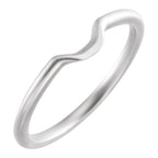 Bezel-Set Solitaire Engagement Ring or Band