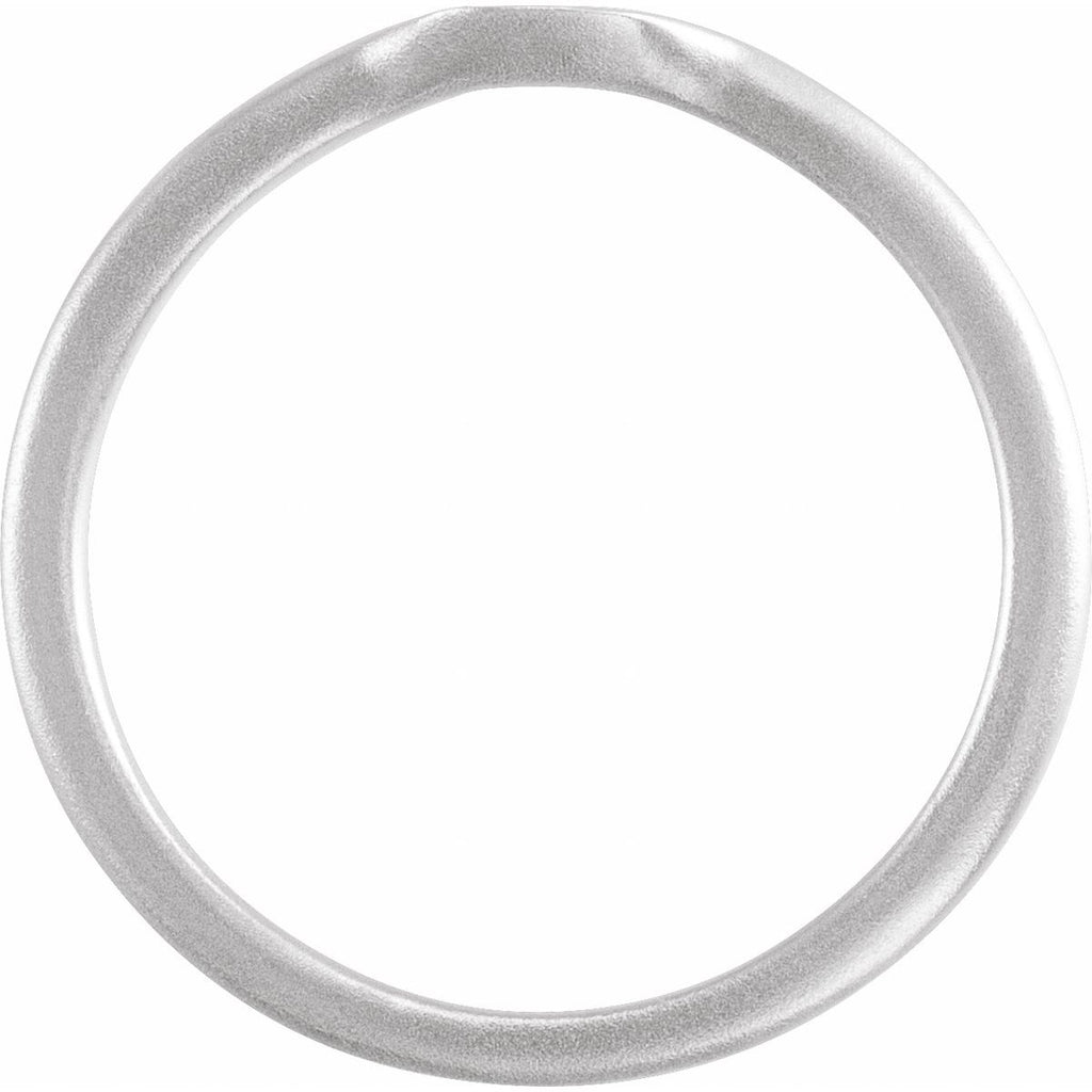 Bezel-Set Solitaire Engagement Ring or Band