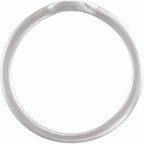 Bezel-Set Solitaire Engagement Ring or Band