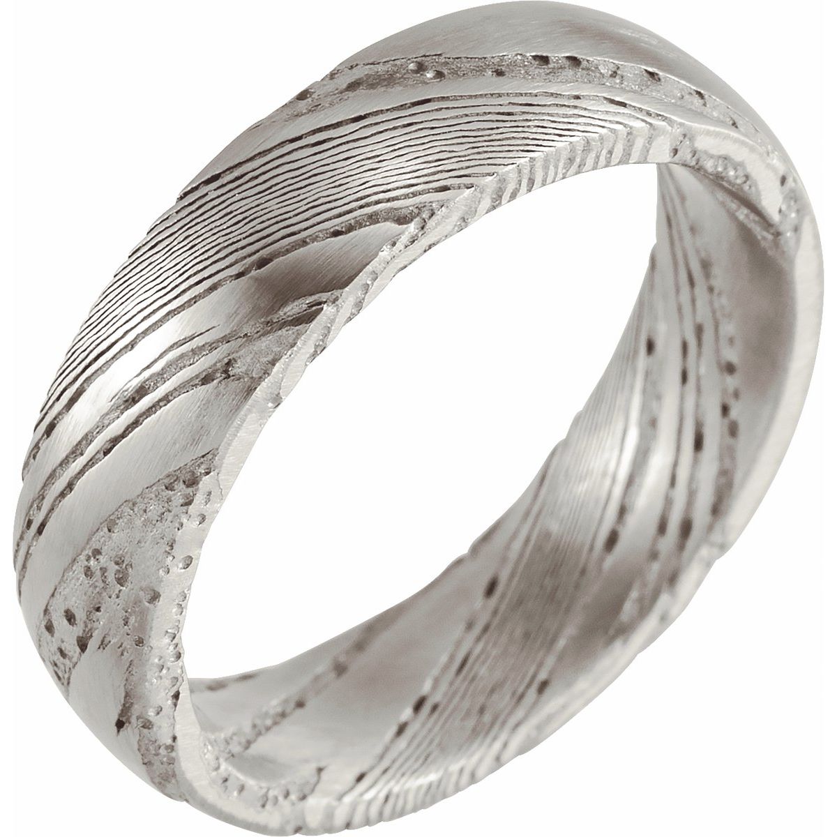 Damascus Comfort-Fit Flat Band