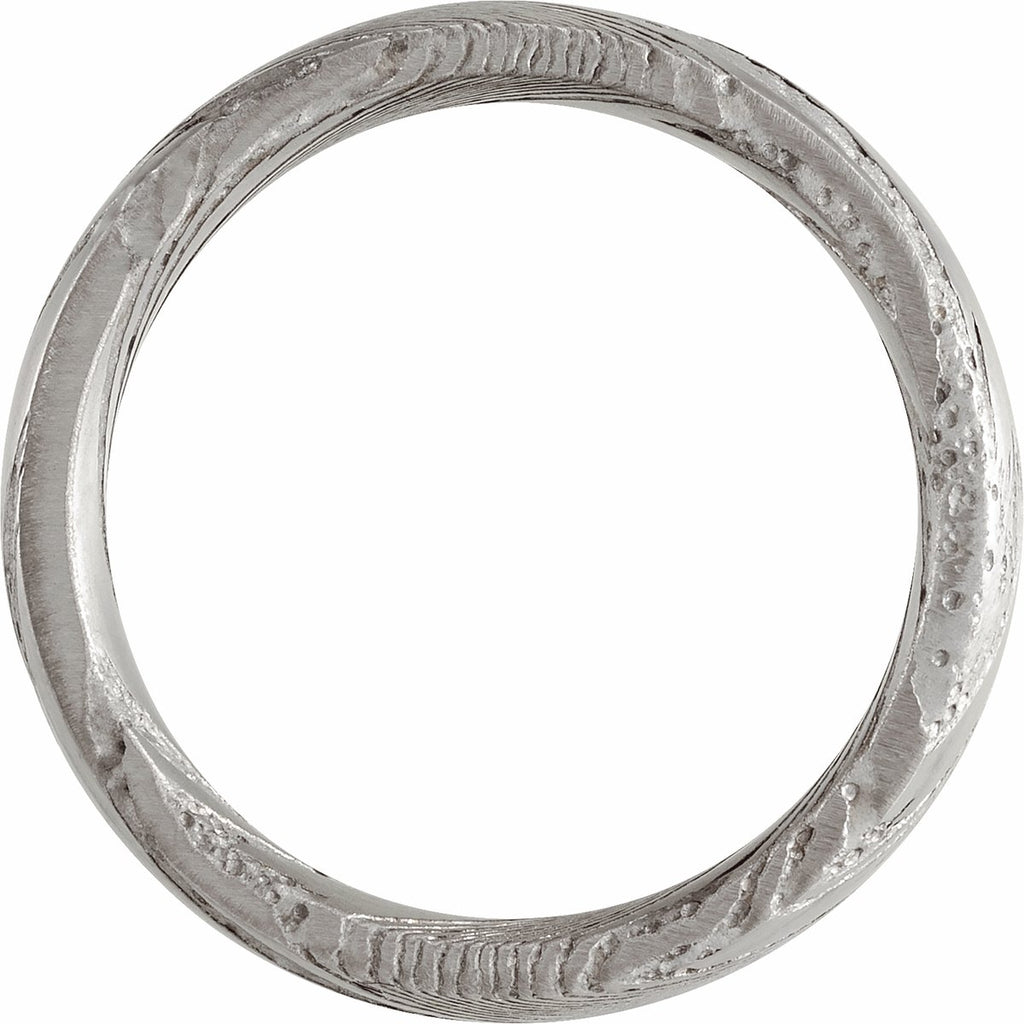 Damascus Comfort-Fit Flat Band