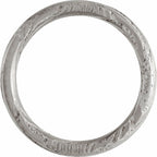 Damascus Comfort-Fit Flat Band