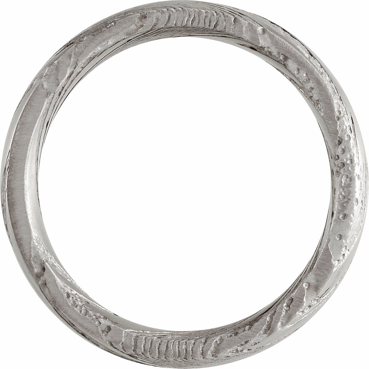 Damascus Comfort-Fit Flat Band
