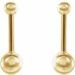Bar & Ball Earrings
