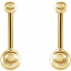 Bar & Ball Earrings