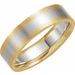Comfort-Fit Flat Band with Satin Finish
