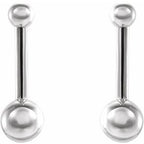 Bar & Ball Earrings
