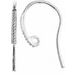 Granulated French Wire Earring Top
