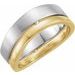 Curved Band with Polished & Satin Finish