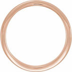Curved Band with Polished & Satin Finish