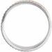 Single Sided Eternity Band with Satin Finish