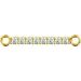 Accented Bar Bracelet Center