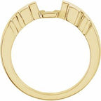 Baguette Accented Engagement Ring, Band or Shank