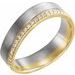 Single Sided Eternity Band with Satin Finish