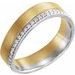 Single Sided Eternity Band with Satin Finish