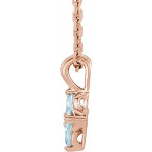 Youth Birthstone Necklace or Pendant