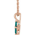 Youth Birthstone Necklace or Pendant