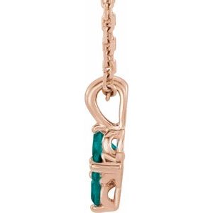 Youth Birthstone Necklace or Pendant