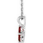 Youth Birthstone Necklace or Pendant