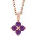 Youth Birthstone Necklace or Pendant