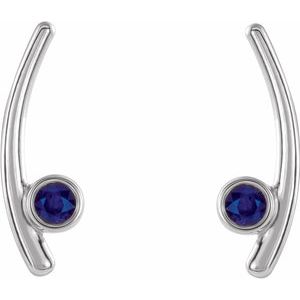 Bezel-Set Ear Climbers