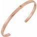Bezel-Set Cuff Bracelet