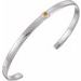 Bezel-Set Cuff Bracelet