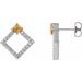 Accented Geometric Earrings