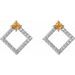 Accented Geometric Earrings