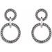 Beaded Circle Earrings